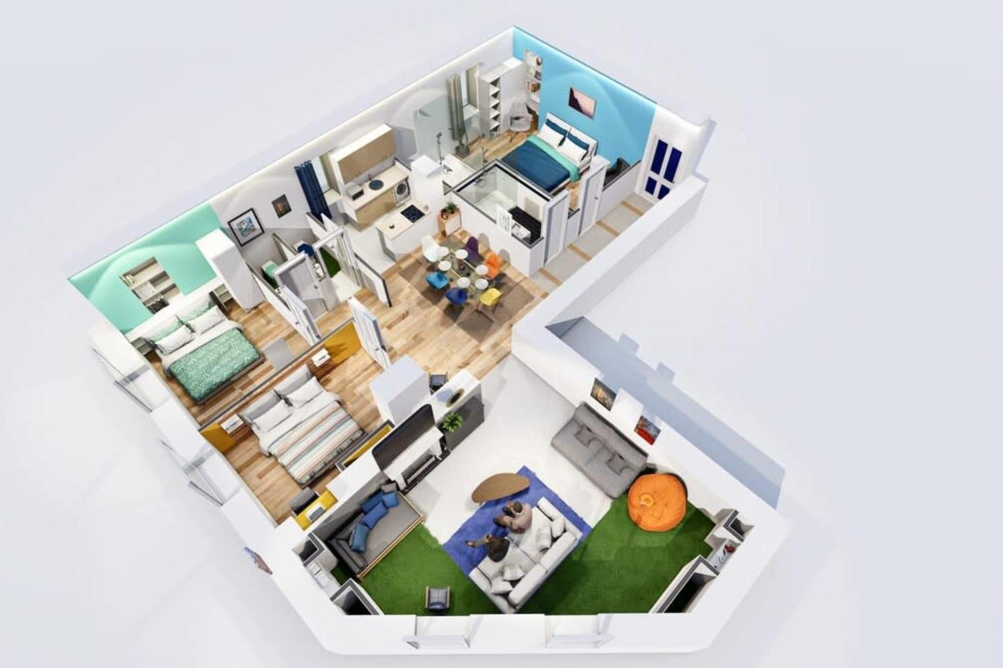 Apartmán The Big Flat - Hypercentre - Car Park - Virtual Tour Nice Exteriér fotografie